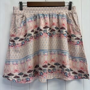 Lauren Conrad Whimsical Beach Umbrella Mini Skirt Size‎ M Island Vacation Cruise